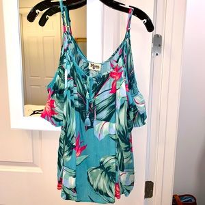 Show Me Your Mumu Cold Shoulder Top